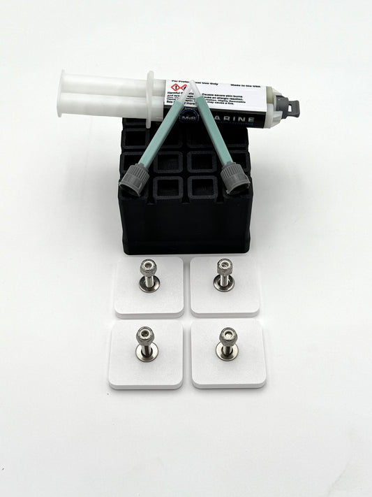 DIY 1/4"x20 Adhesive Stud Mounting Kit