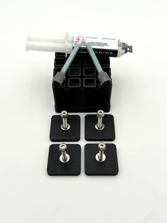 DIY 1/4"x20 Adhesive Stud Mounting Kit